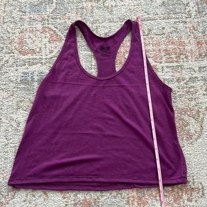 Purple Racerback Tank Top